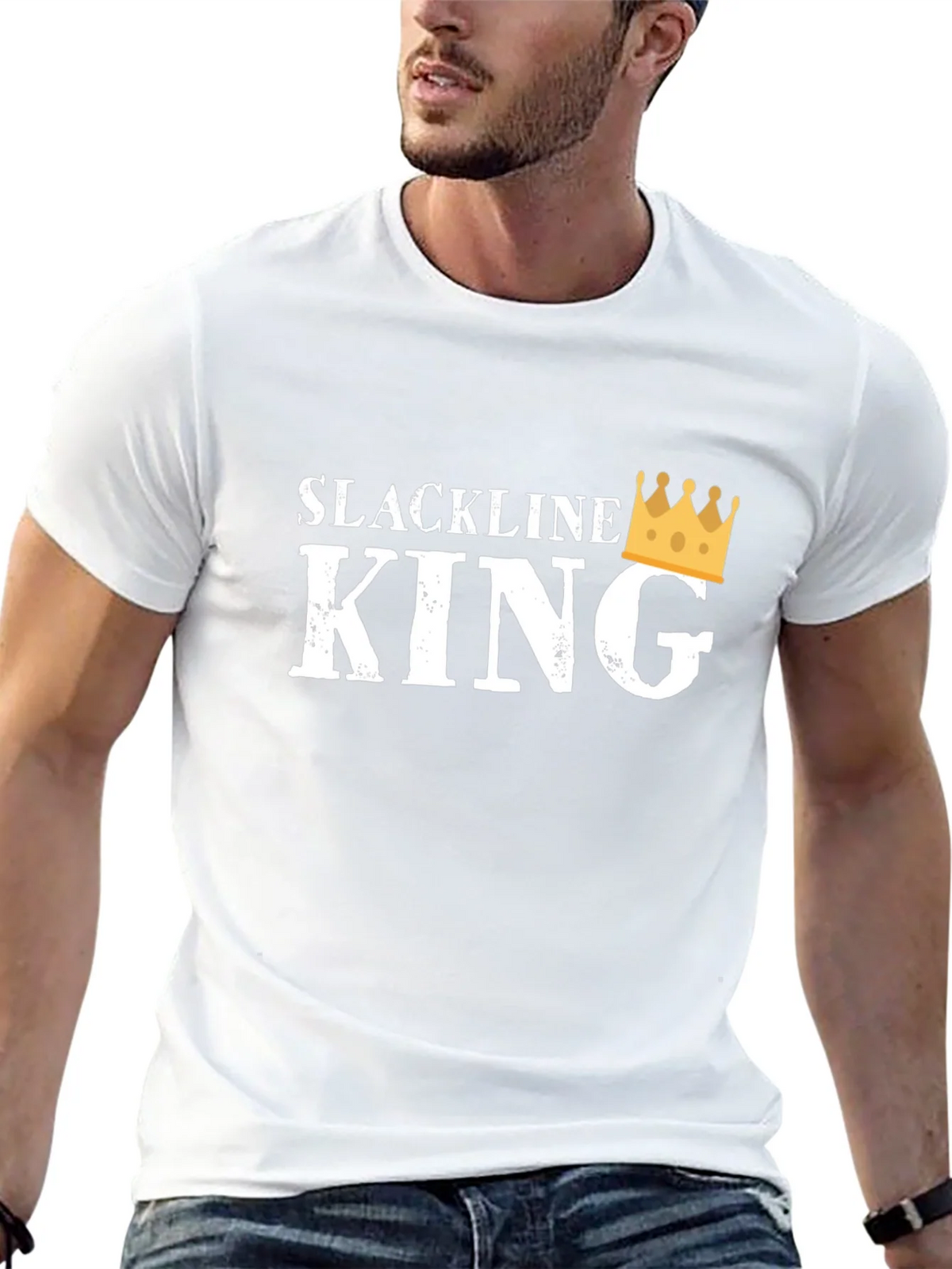 Slackline King Graphic T-Shirt - Black