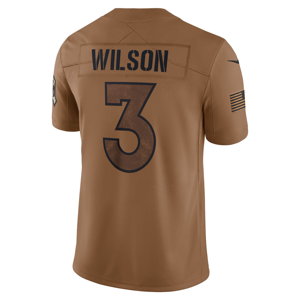 Russell Wilson Denver Broncos Nike Salute To Service Limited Jersey - Brown