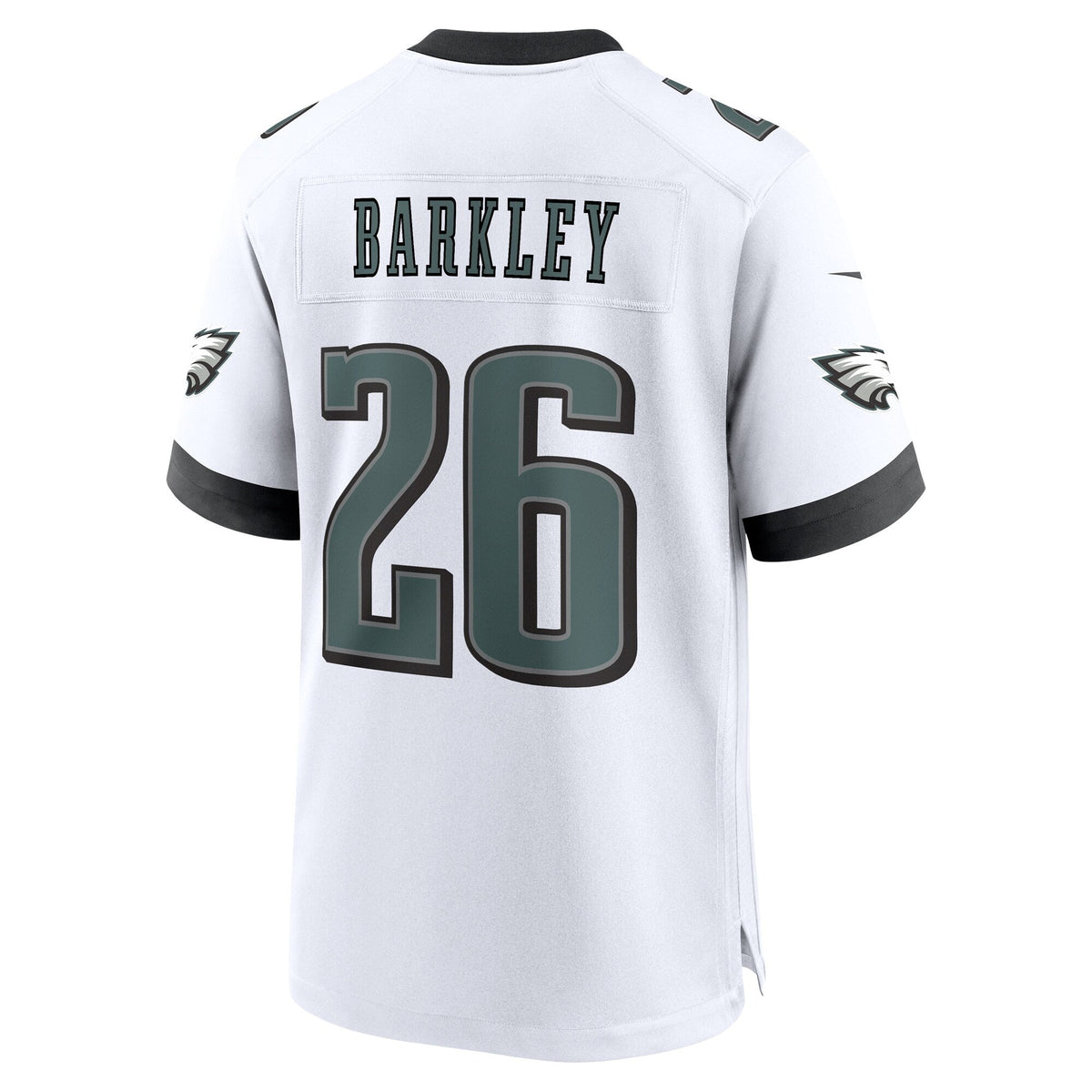 Saquon Barkley Philadelphia Eagles Nike White Game Jersey - White