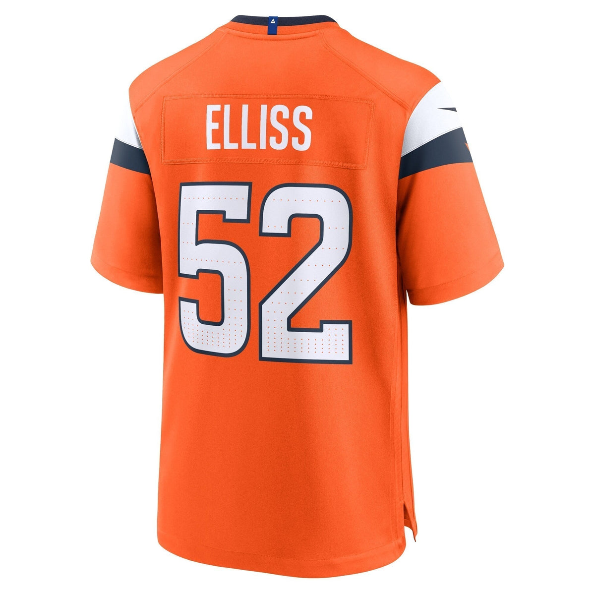 Jonah Elliss Denver Broncos Nike Team Game Jersey - Orange