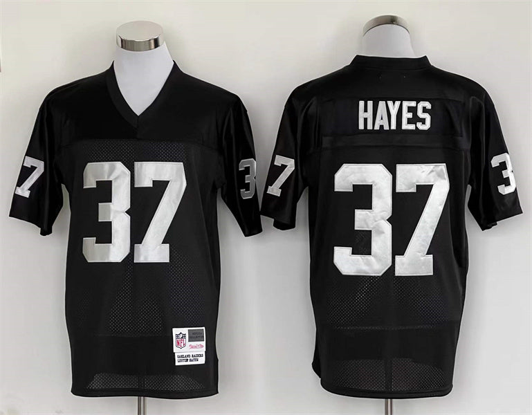 Men's Oakland Raiders Lester Hayes Black Legacy Replica Jersey1