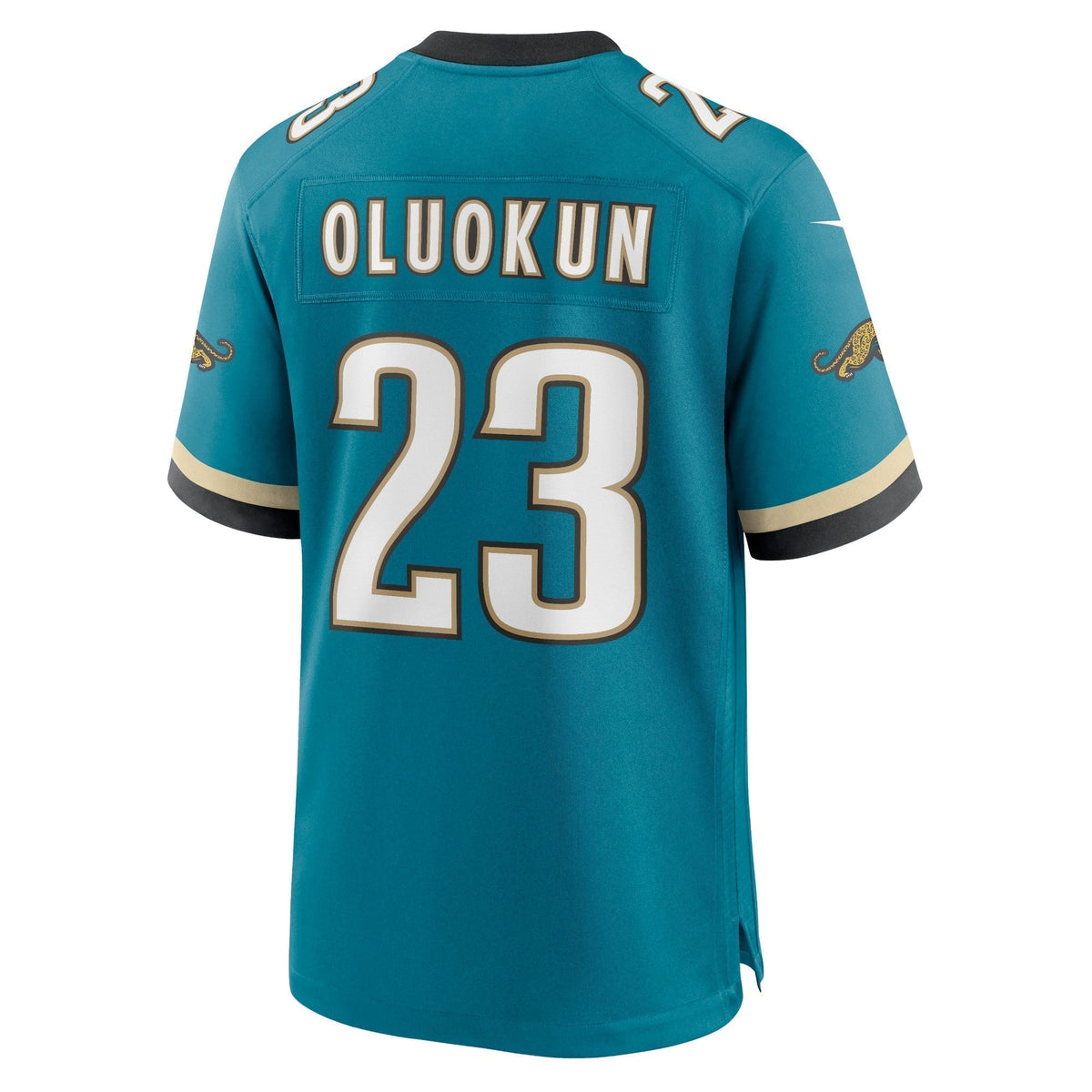 Foye Oluokun Jacksonville Jaguars Nike Prowler Throwback Game Jersey - Teal