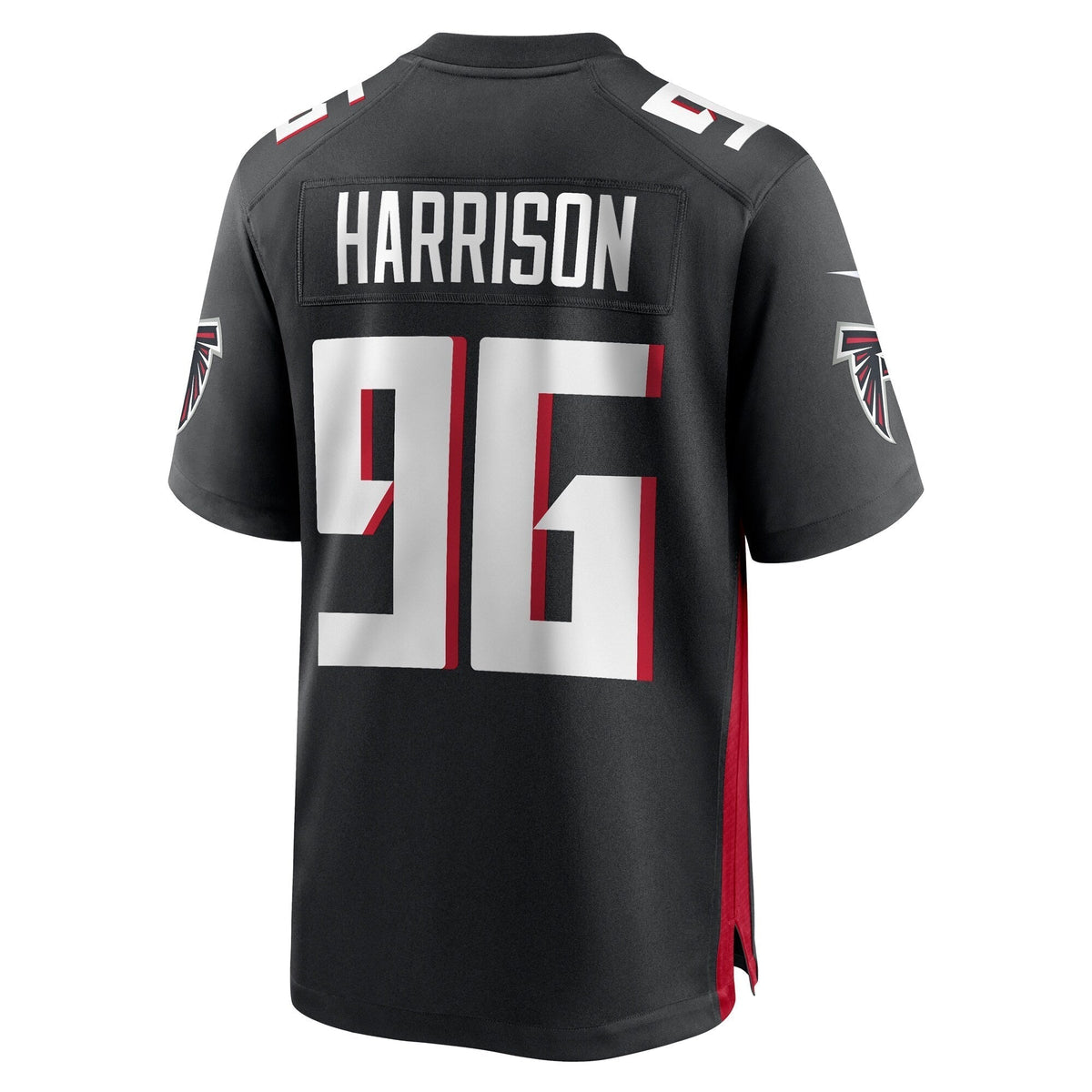 Zach Harrison Atlanta Falcons Nike Team Game Jersey - Black