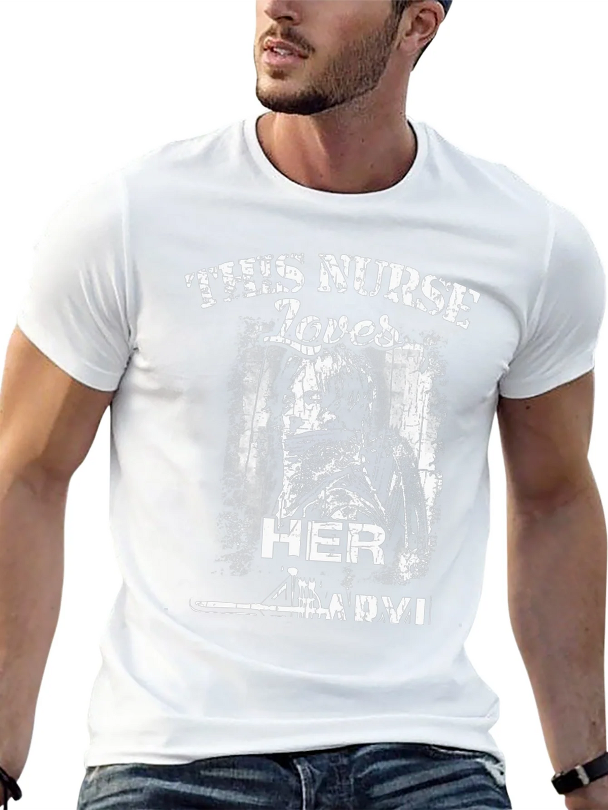 Nurse Loves Ladyvi Black T-Shirt