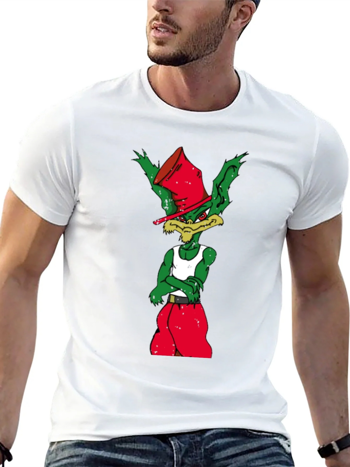 Novelty Cartoon Goblin Graphic Tee