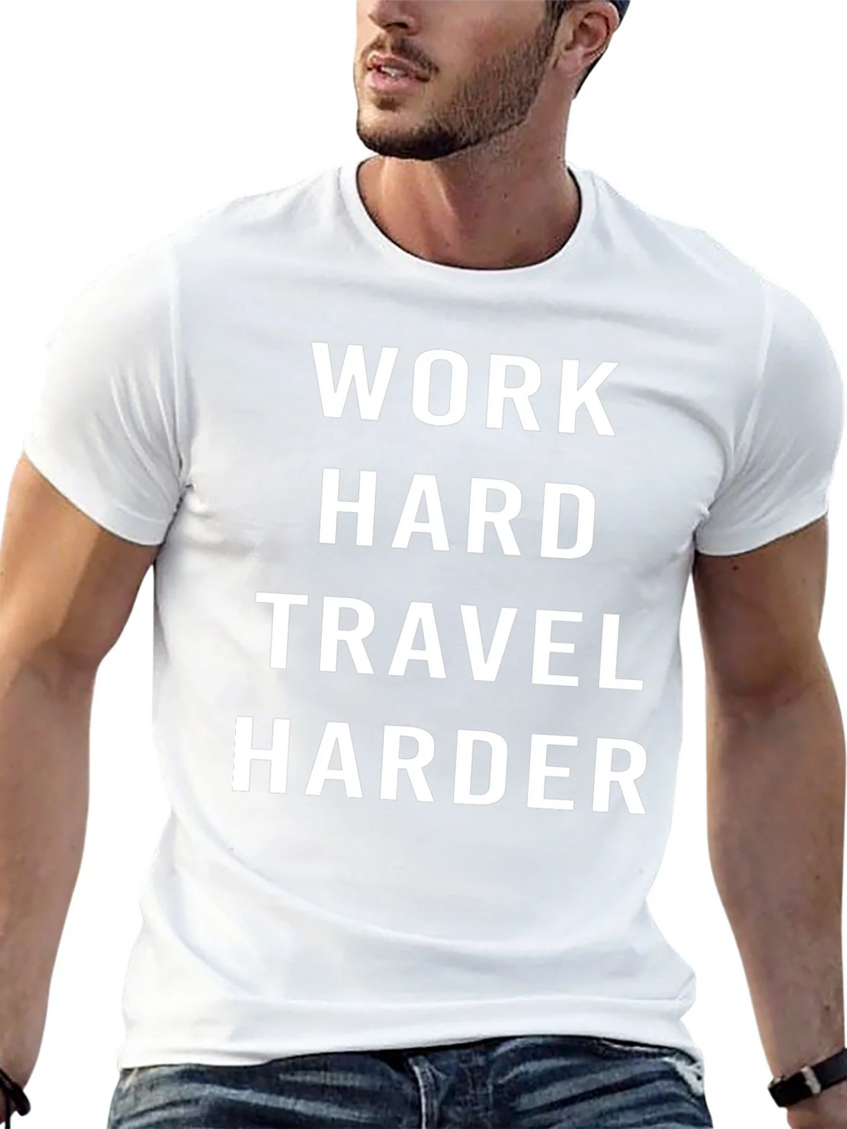 Work Hard Travel Harder Graphic Tee