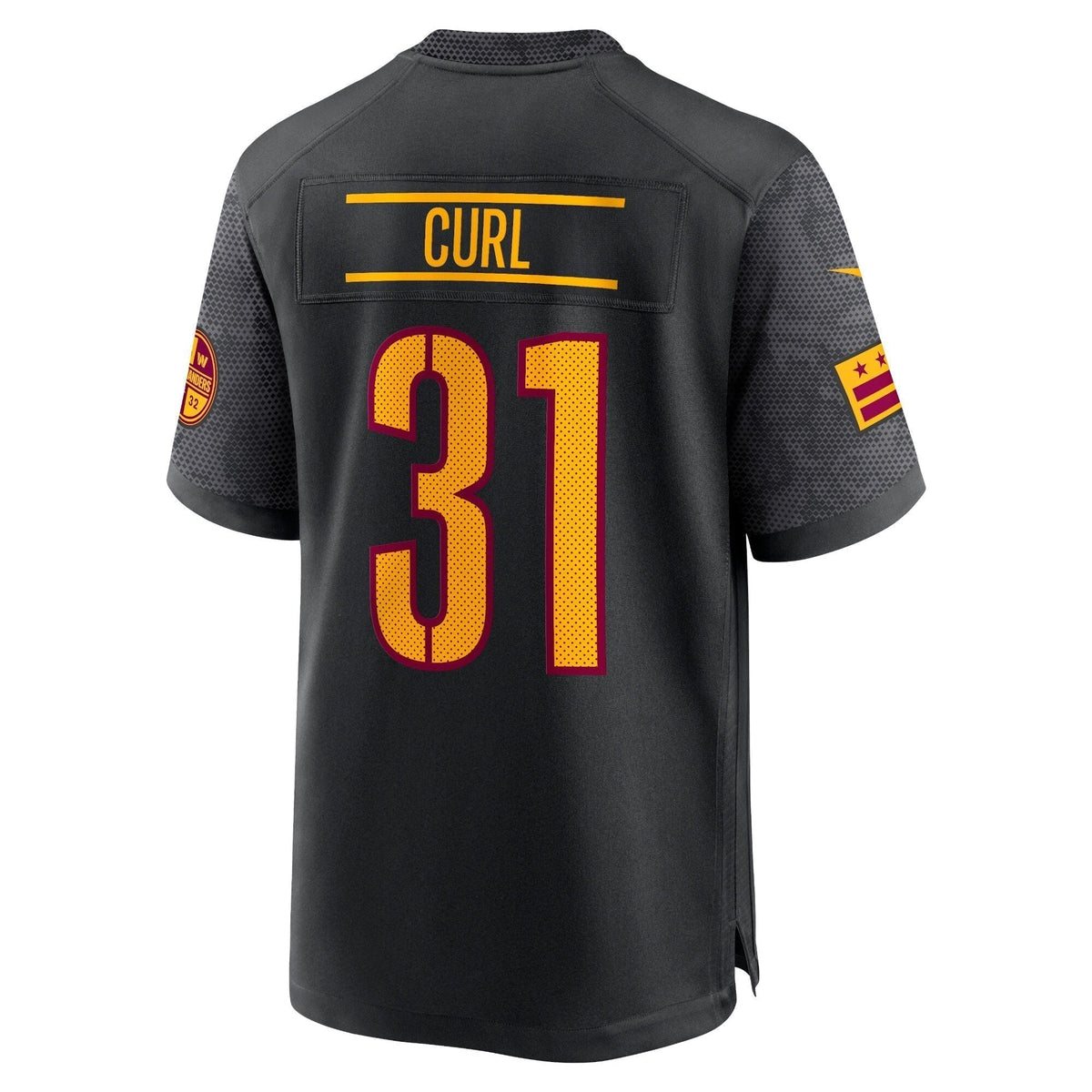 Kamren Curl Washington Commanders Nike Alternate Game Jersey - Black