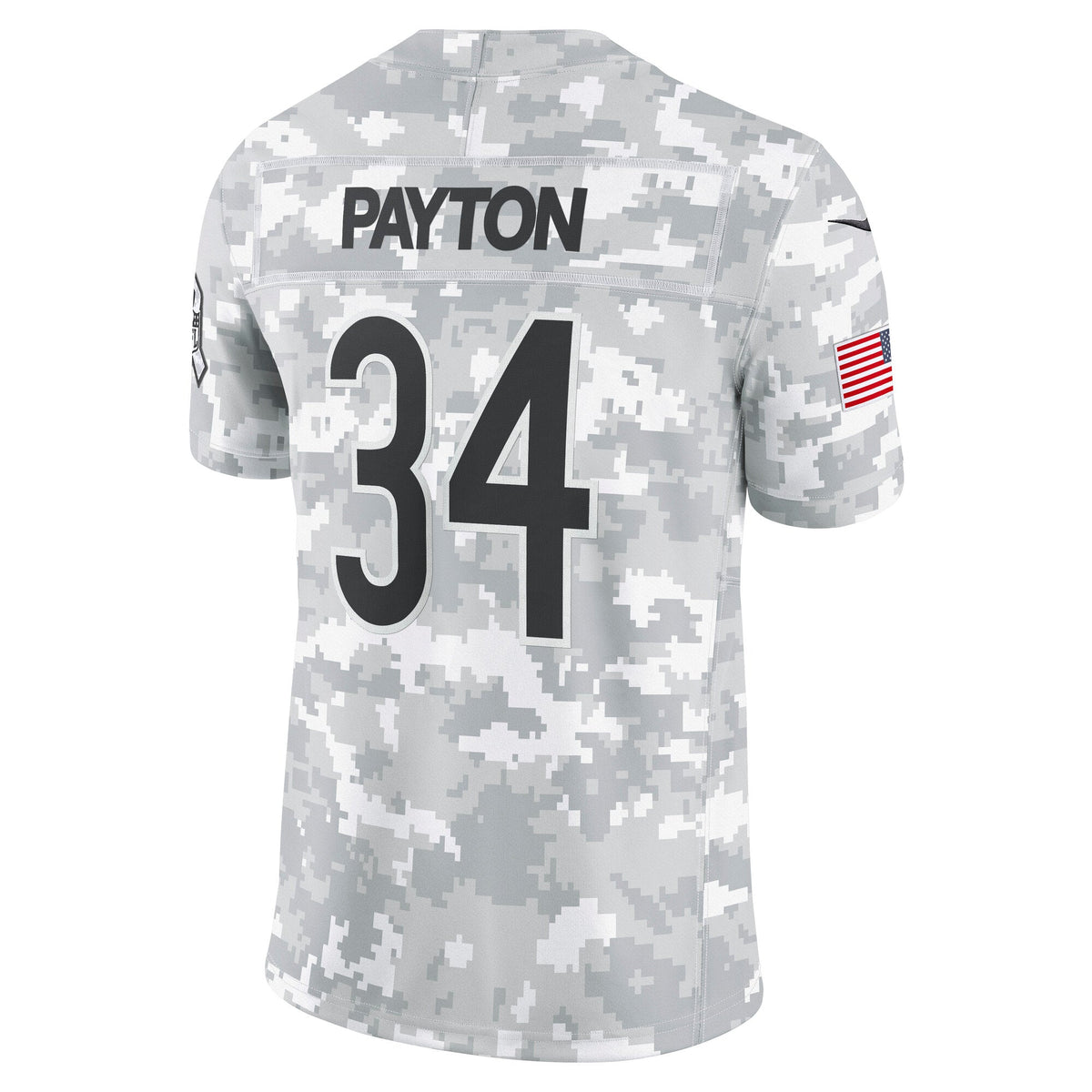 Walter Payton Chicago Bears Nike 2024 Salute to Service Retired Limited Jersey - Arctic Camo