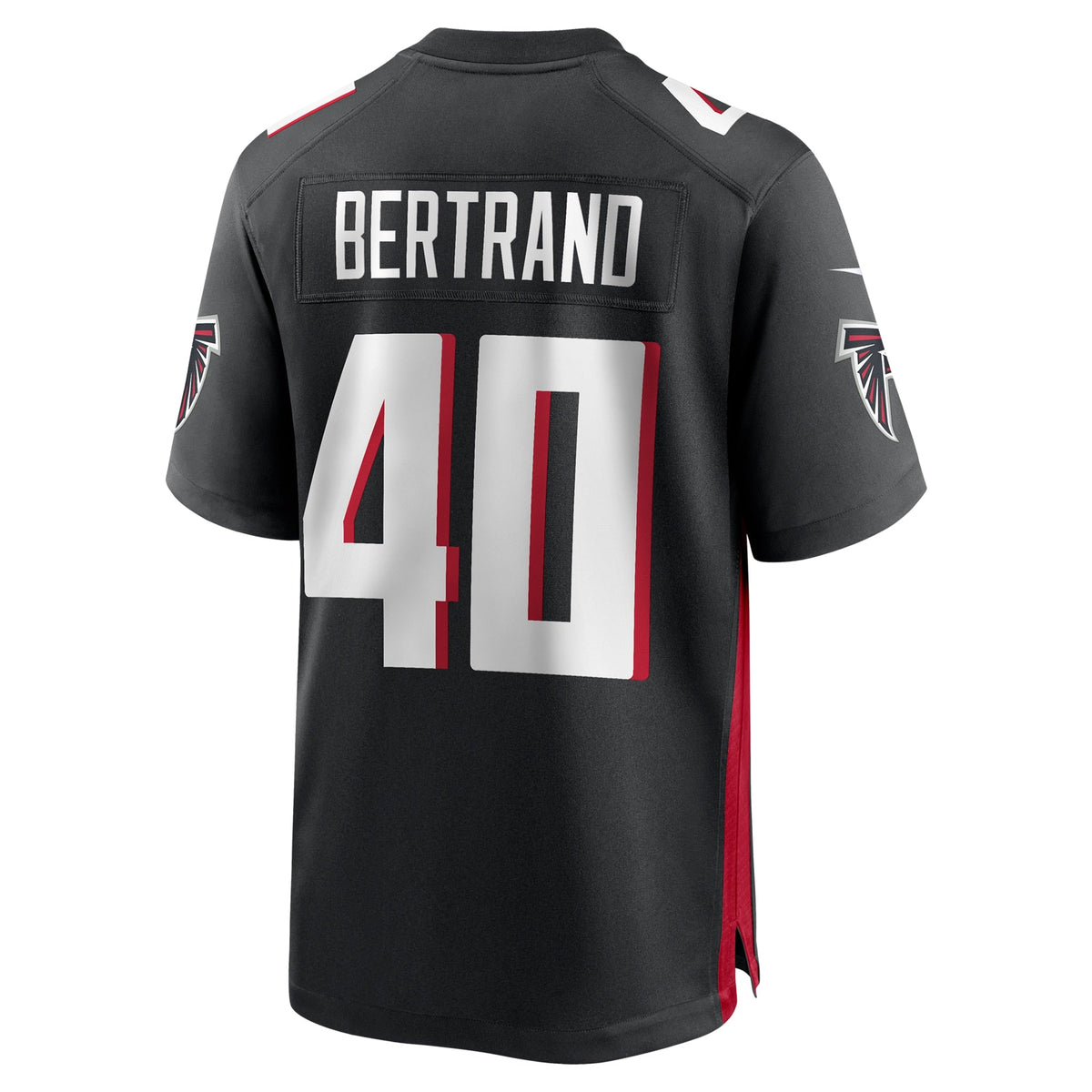 JD Bertrand Atlanta Falcons Nike Team Game Jersey - Black