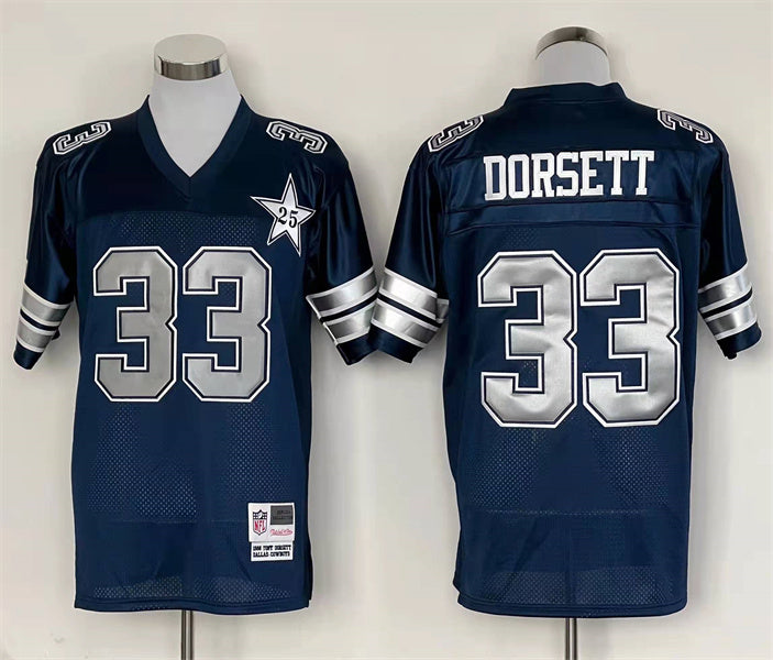 Men's Dallas Cowboys Tony Dorsett Navy Legacy Replica Player Jersey1