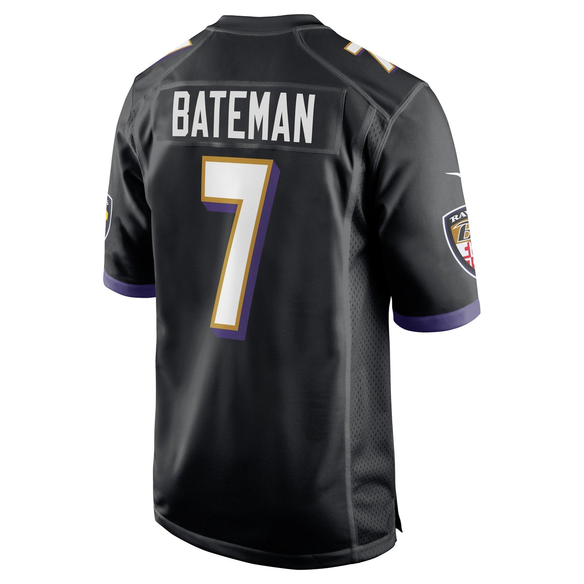 Rashod Bateman Baltimore Ravens Nike Game Jersey - Black