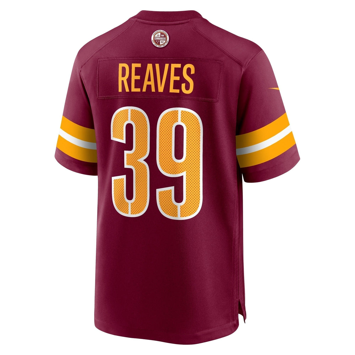 Jeremy Reaves Washington Commanders Nike Game Jersey - Burgundy