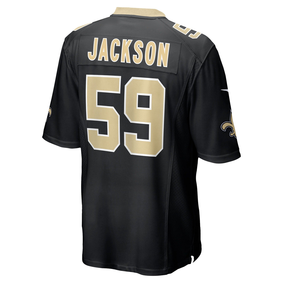 Jordan Jackson New Orleans Saints Nike Game Jersey - Black