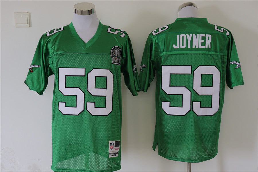 Men's Philadelphia Eagles Seth Joyner Kelly Green Legacy Replica Jersey1
