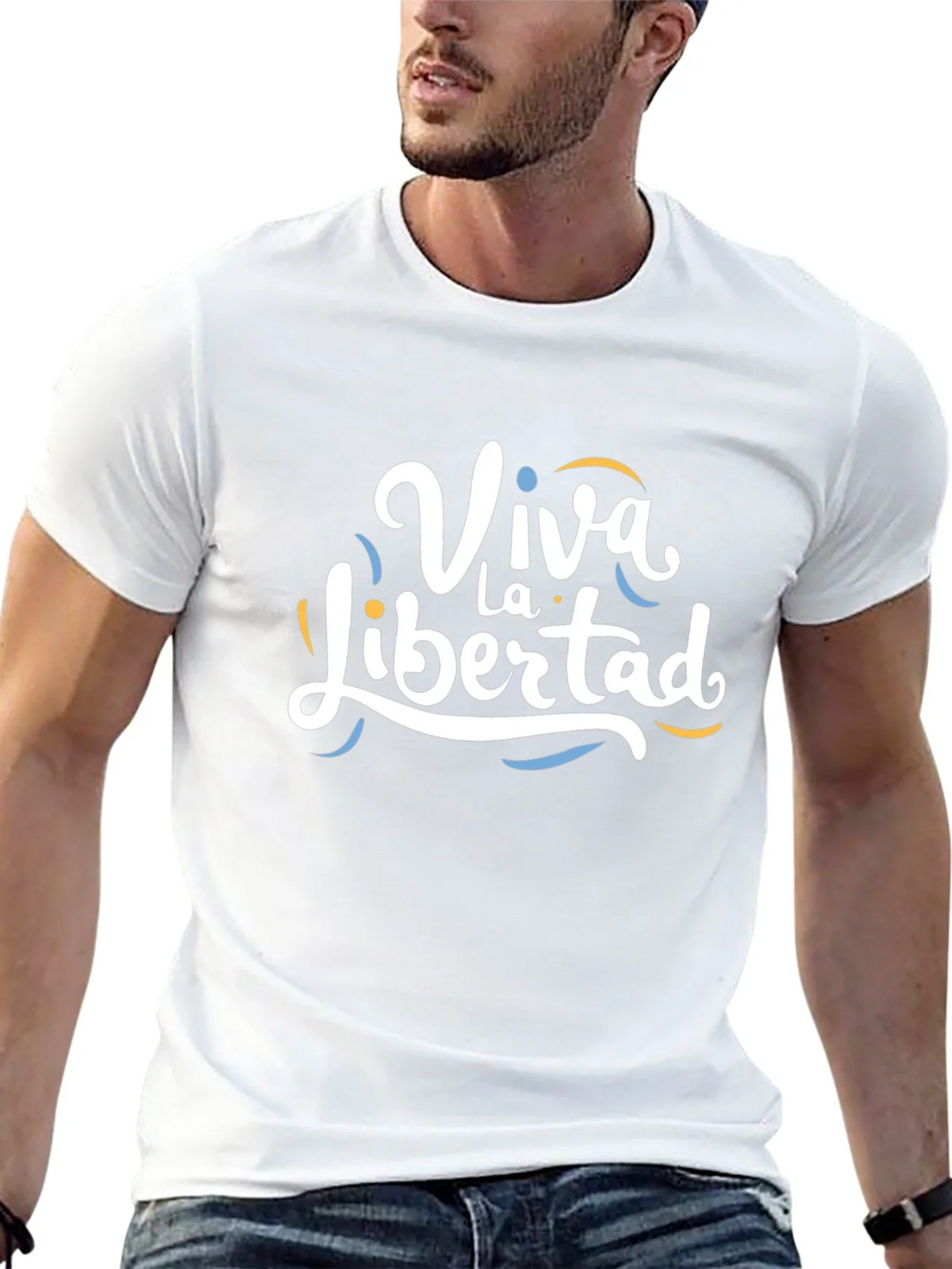 Viva La Libertad Graphic T-Shirt - Black