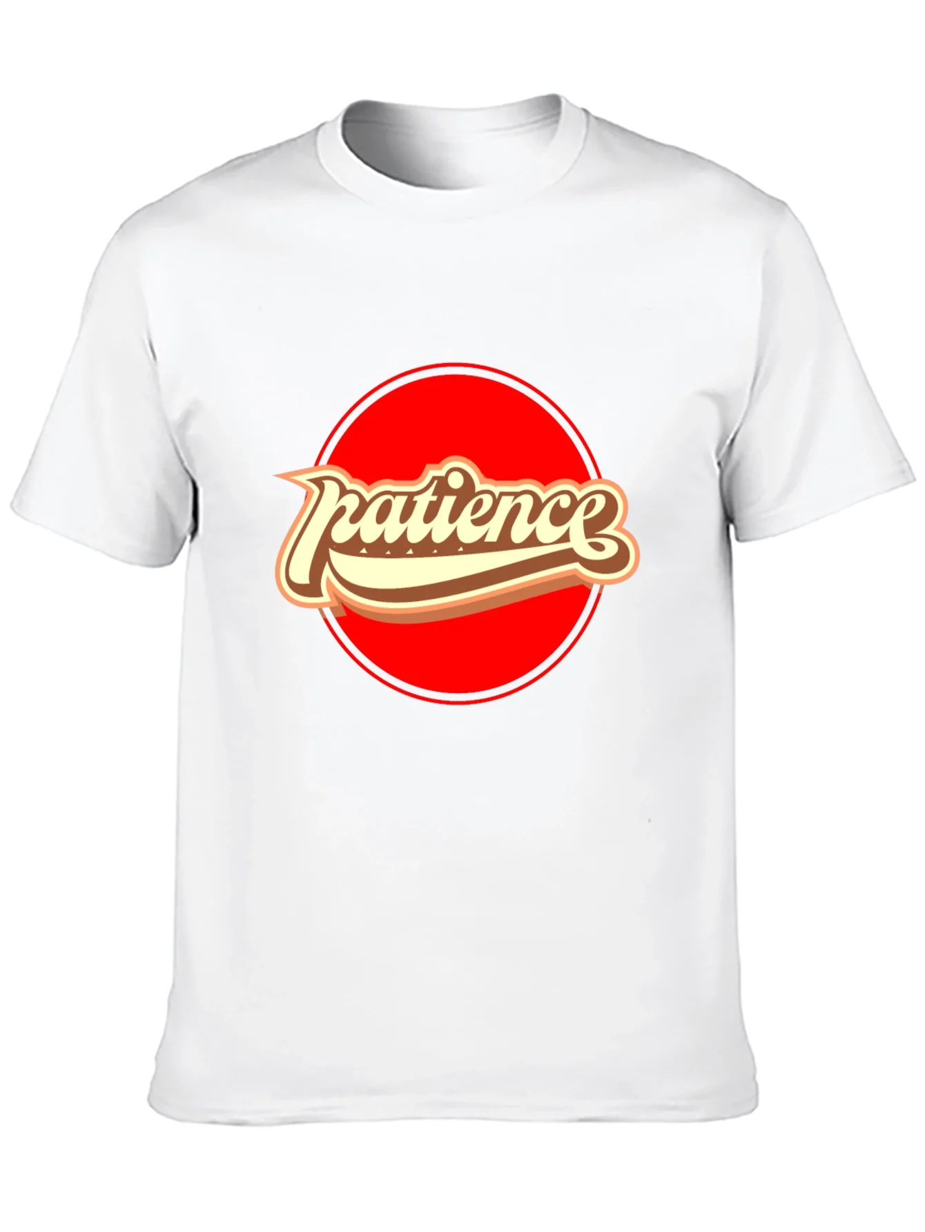 Patience Retro Graphic T-Shirt - Comfort Black Tee