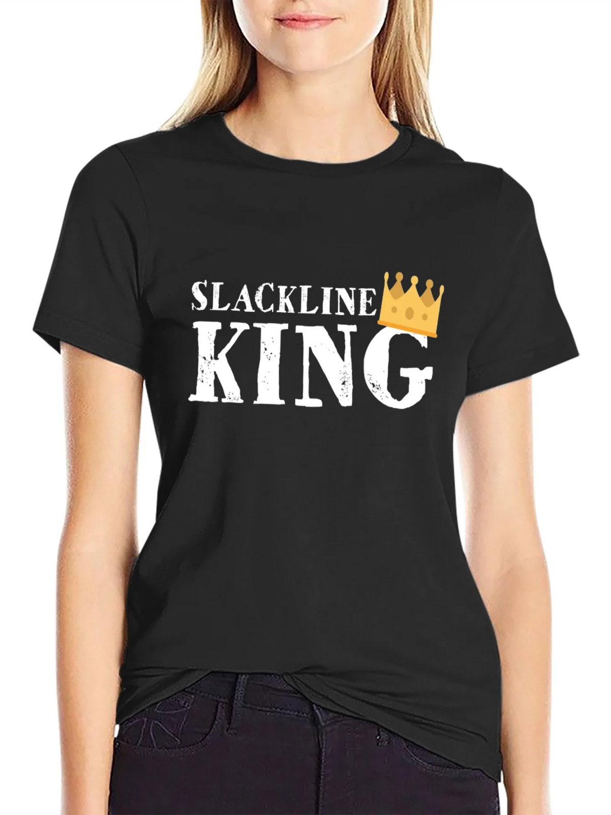 Slackline King Graphic T-Shirt - Black