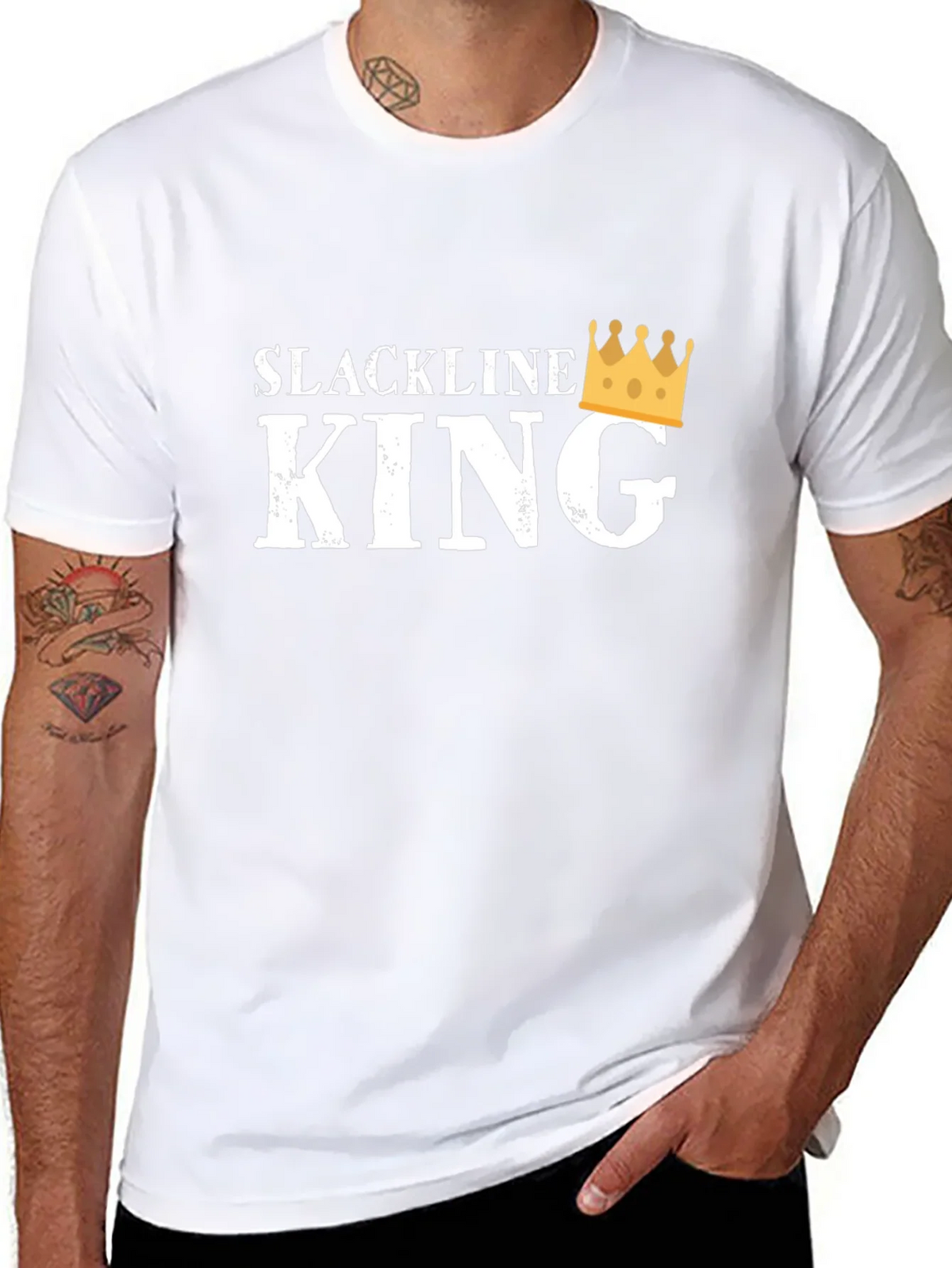 Slackline King Graphic T-Shirt - Black