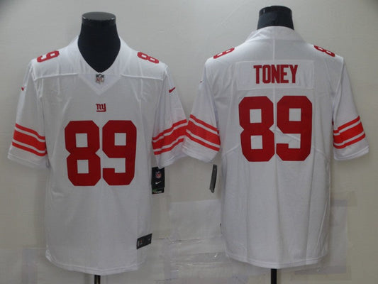 Men's New York Giants Kadarius Toney #89 White Game Jersey1