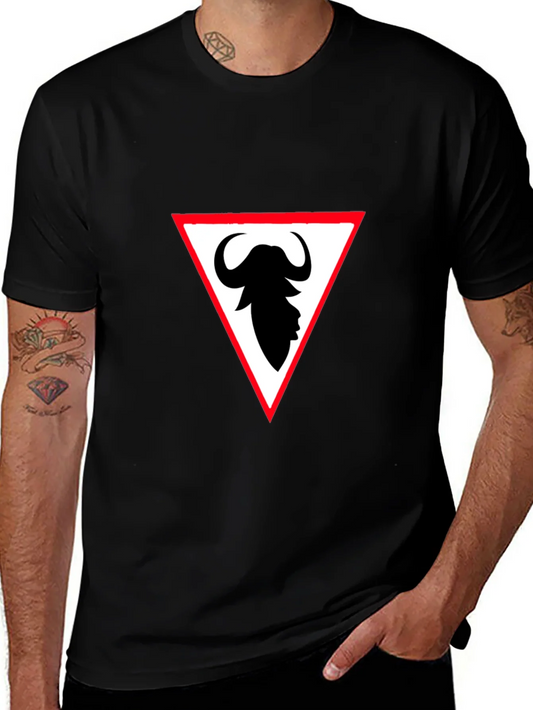 Buffalo Silhouette Tee - Stylish Graphic Print Shirt