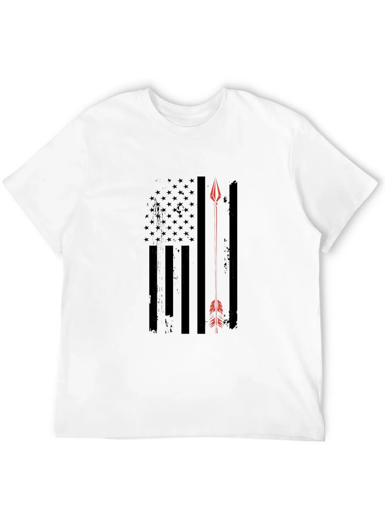 American Flag Arrow T-Shirt - Patriotic Design