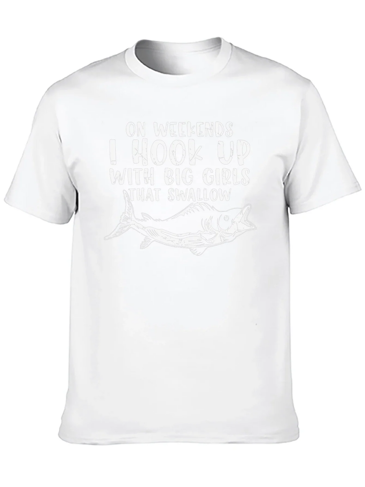 Hook Up Big Girls Fishing T-Shirt