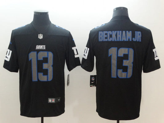 Men's New York Giants Odell Beckham Jr. #13 Black Game Jersey1