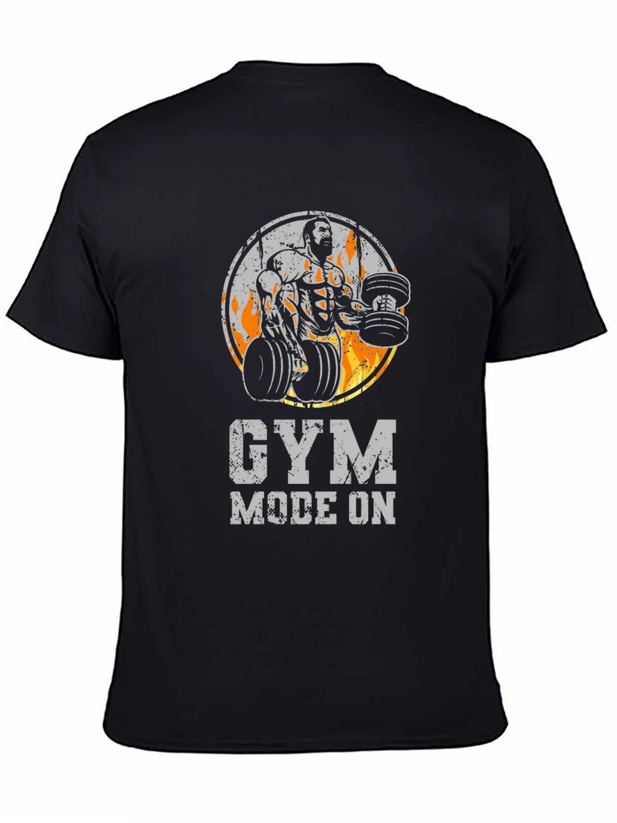 Gym Mode On Black T-Shirt