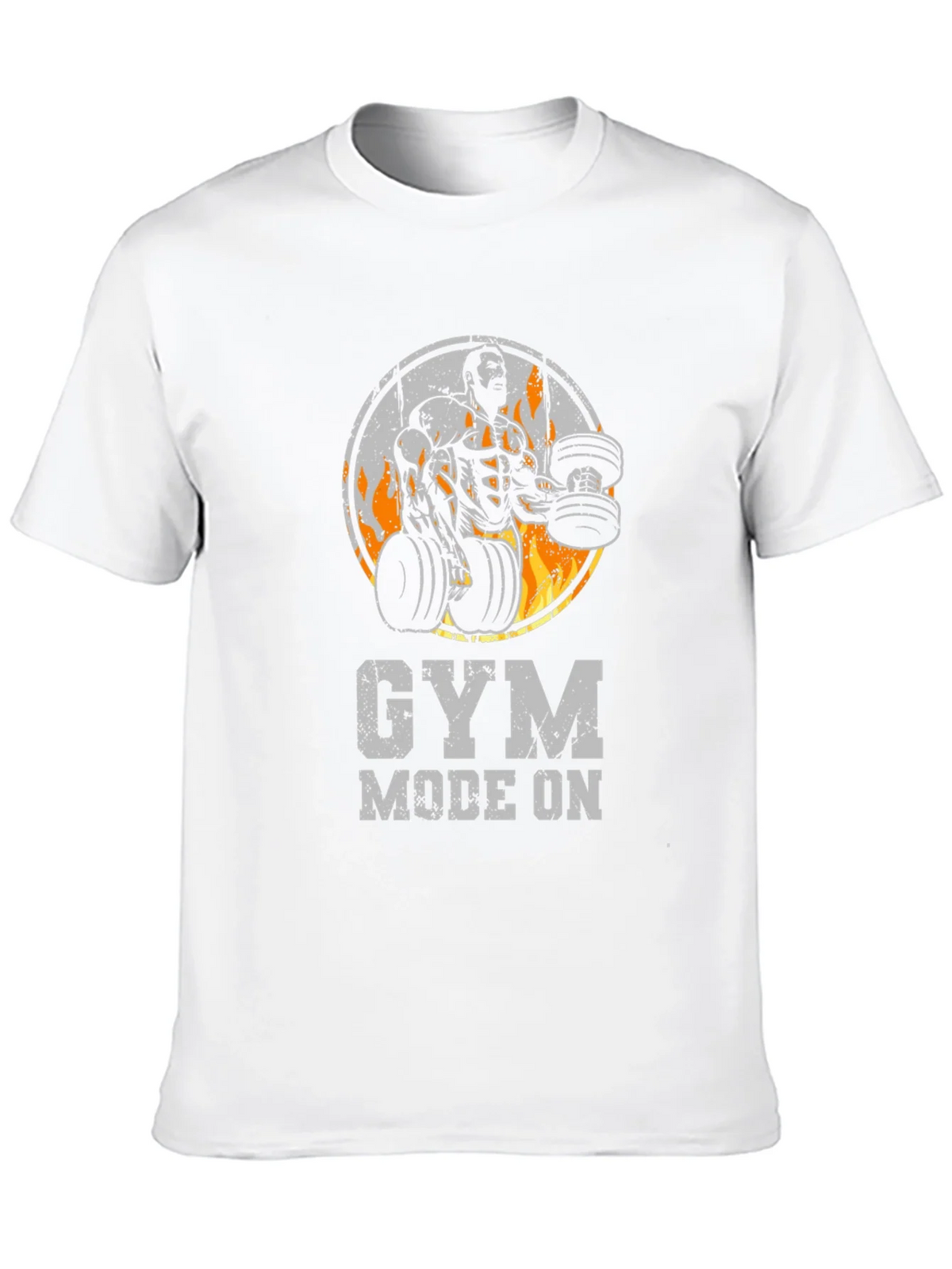 Gym Mode On Black T-Shirt