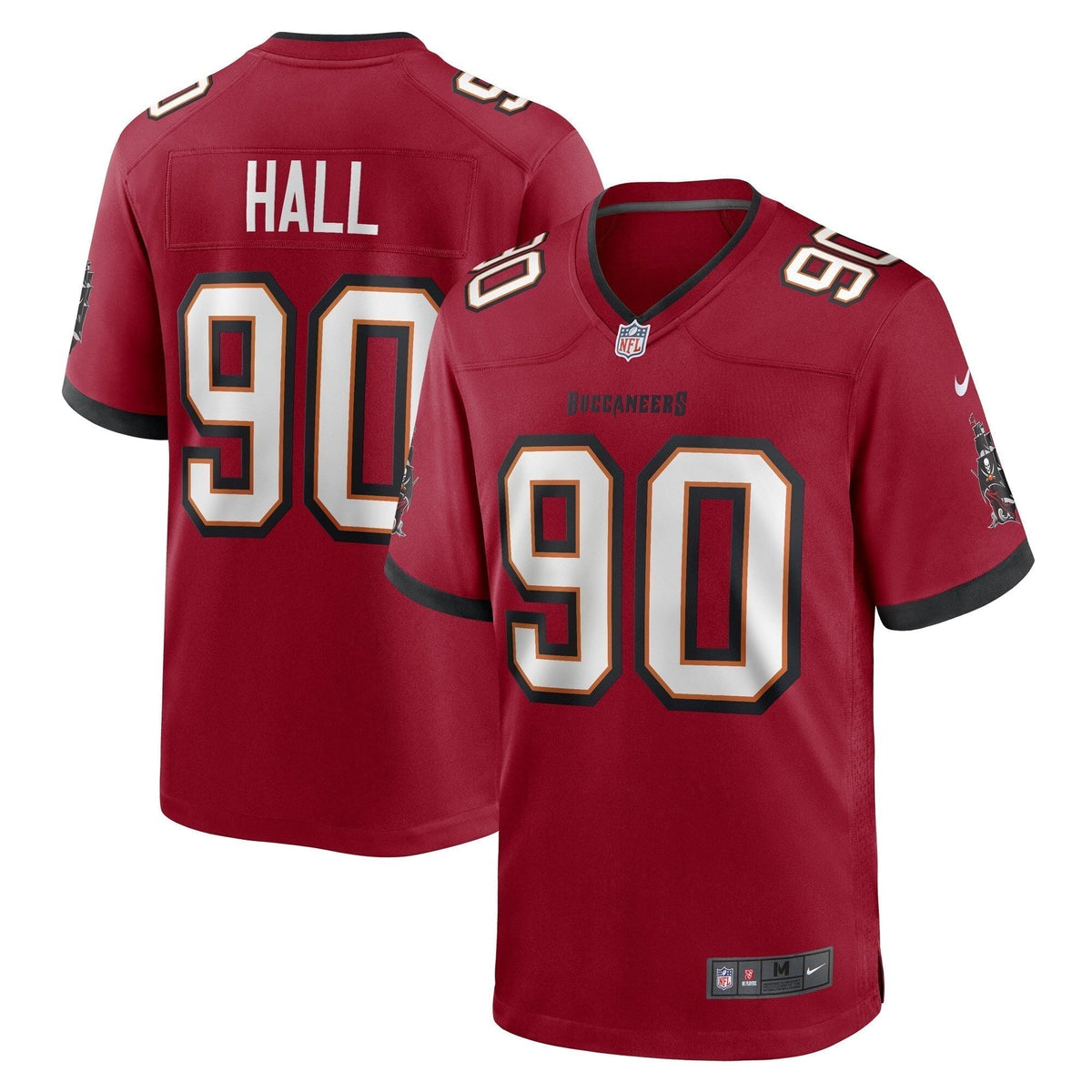 Logan Hall Tampa Bay Buccaneers Nike Game   Jersey - Red
