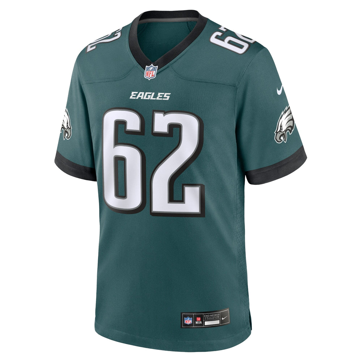 Jason Kelce Philadelphia Eagles Nike Team Game Jersey - Midnight Green