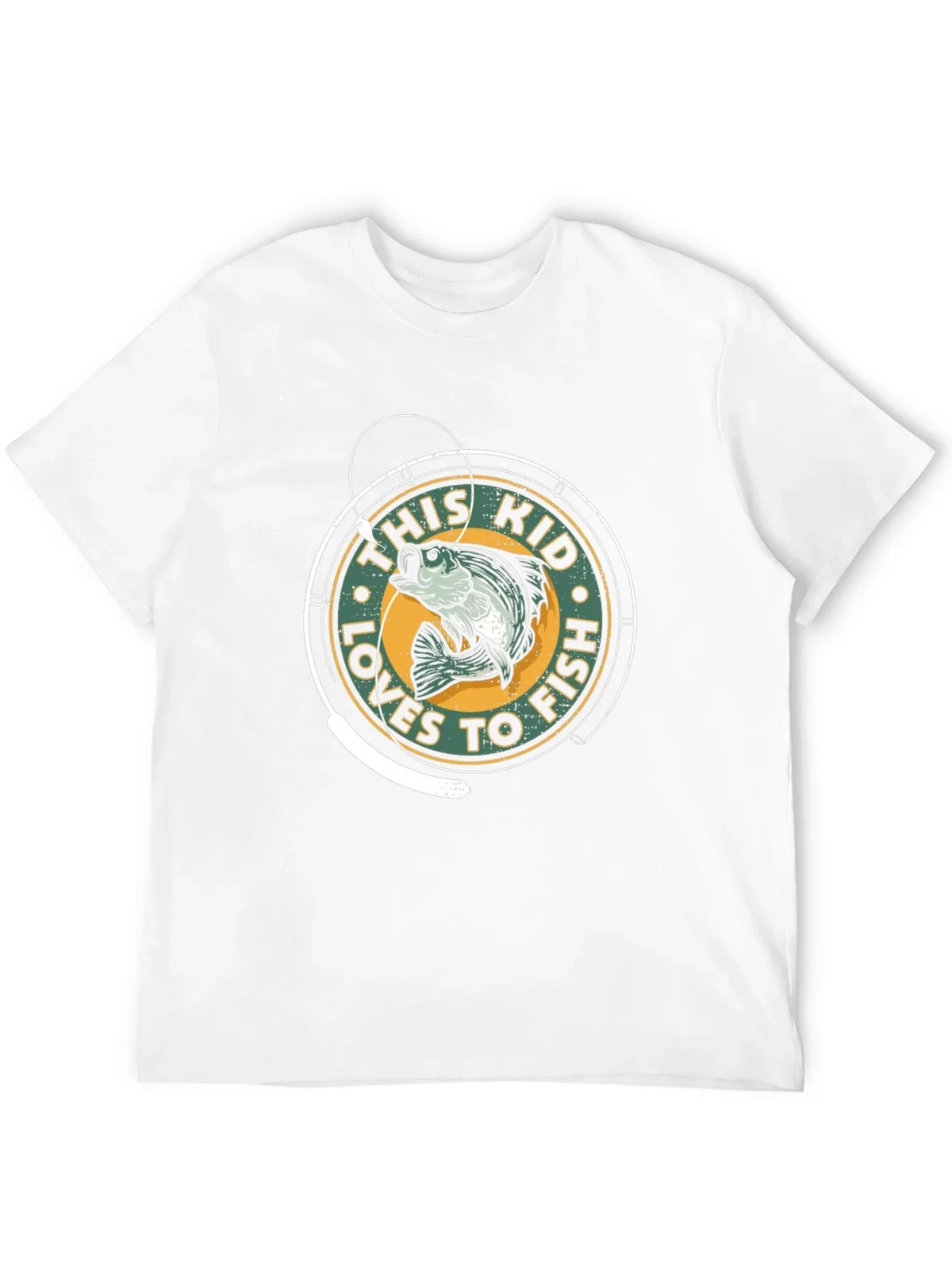 This Kid Loves to Fish Graphic T-Shirt