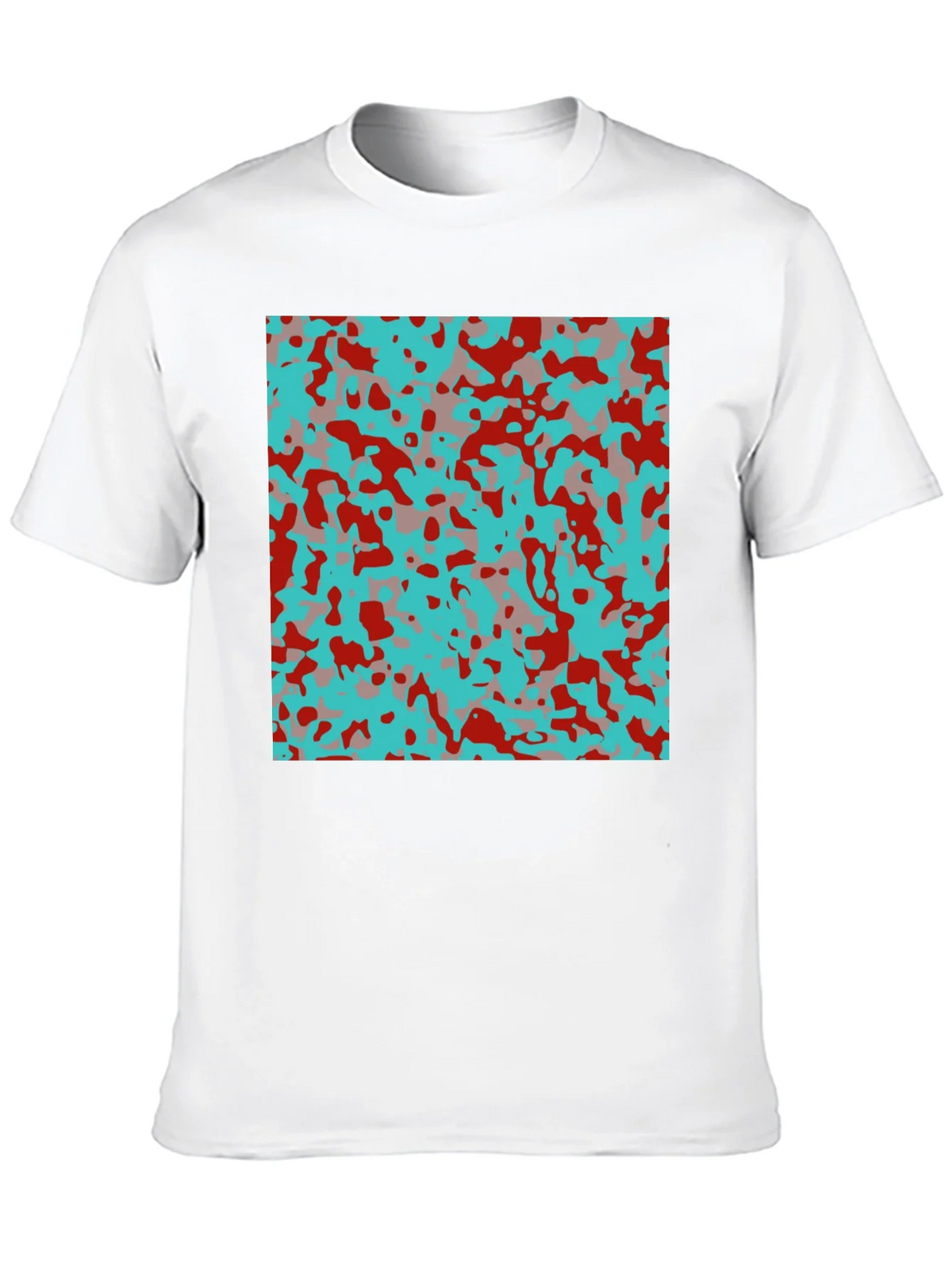 Urban Camo Print Black T-Shirt