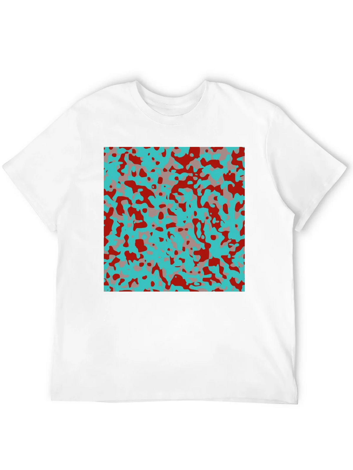Urban Camo Print Black T-Shirt