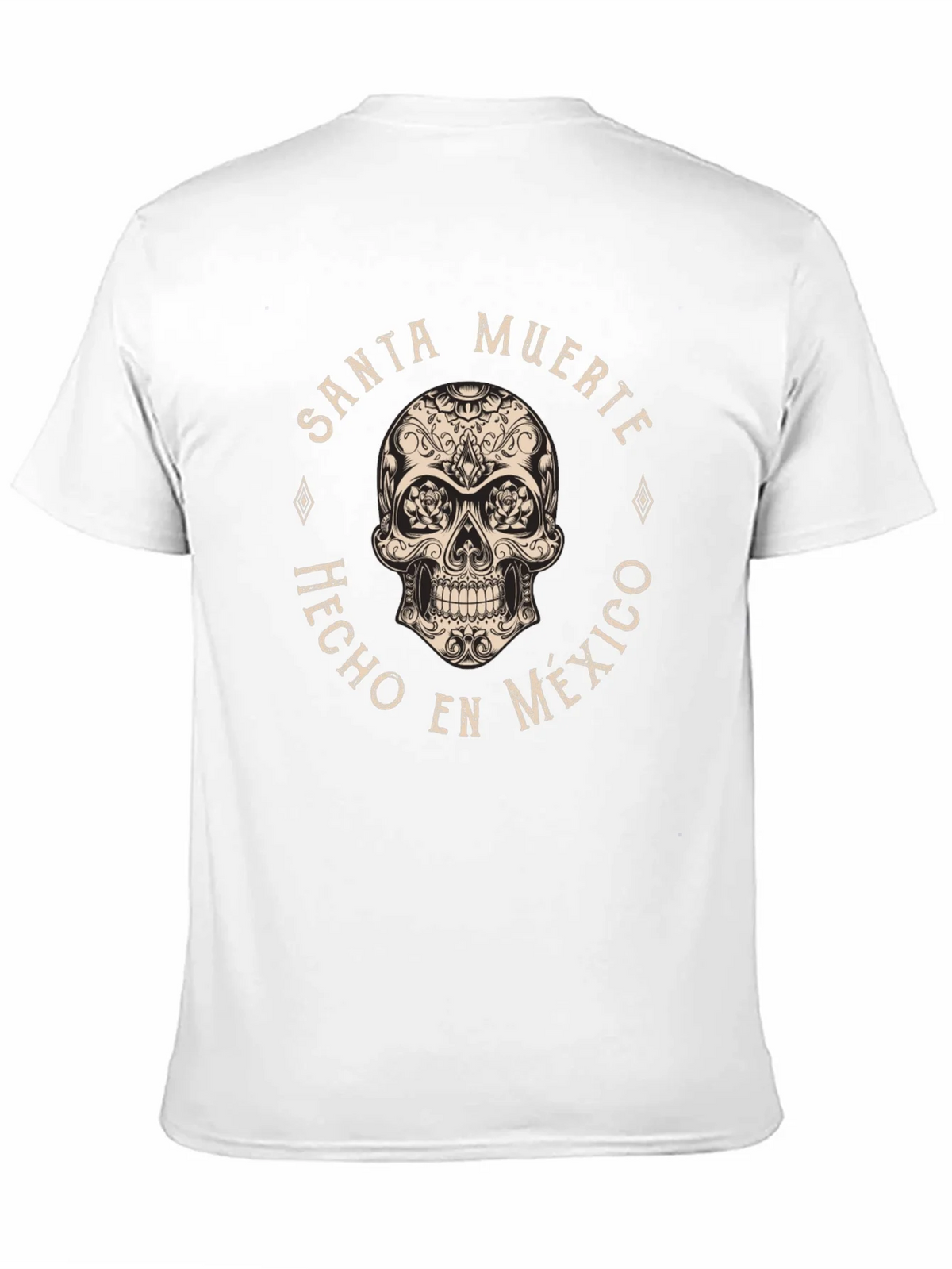 Santa Muerte Skull T-Shirt - Hecho en Mexico
