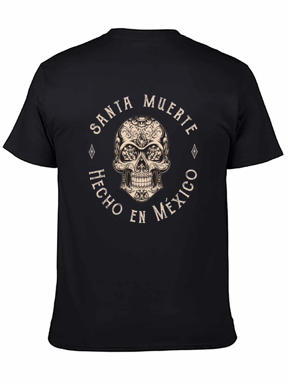 Santa Muerte Skull T-Shirt - Hecho en Mexico