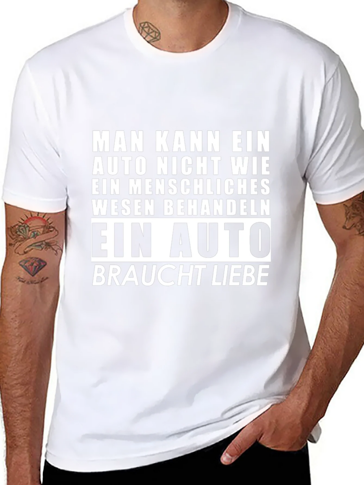 Car Lover T-Shirt: Auto Braucht Liebe
