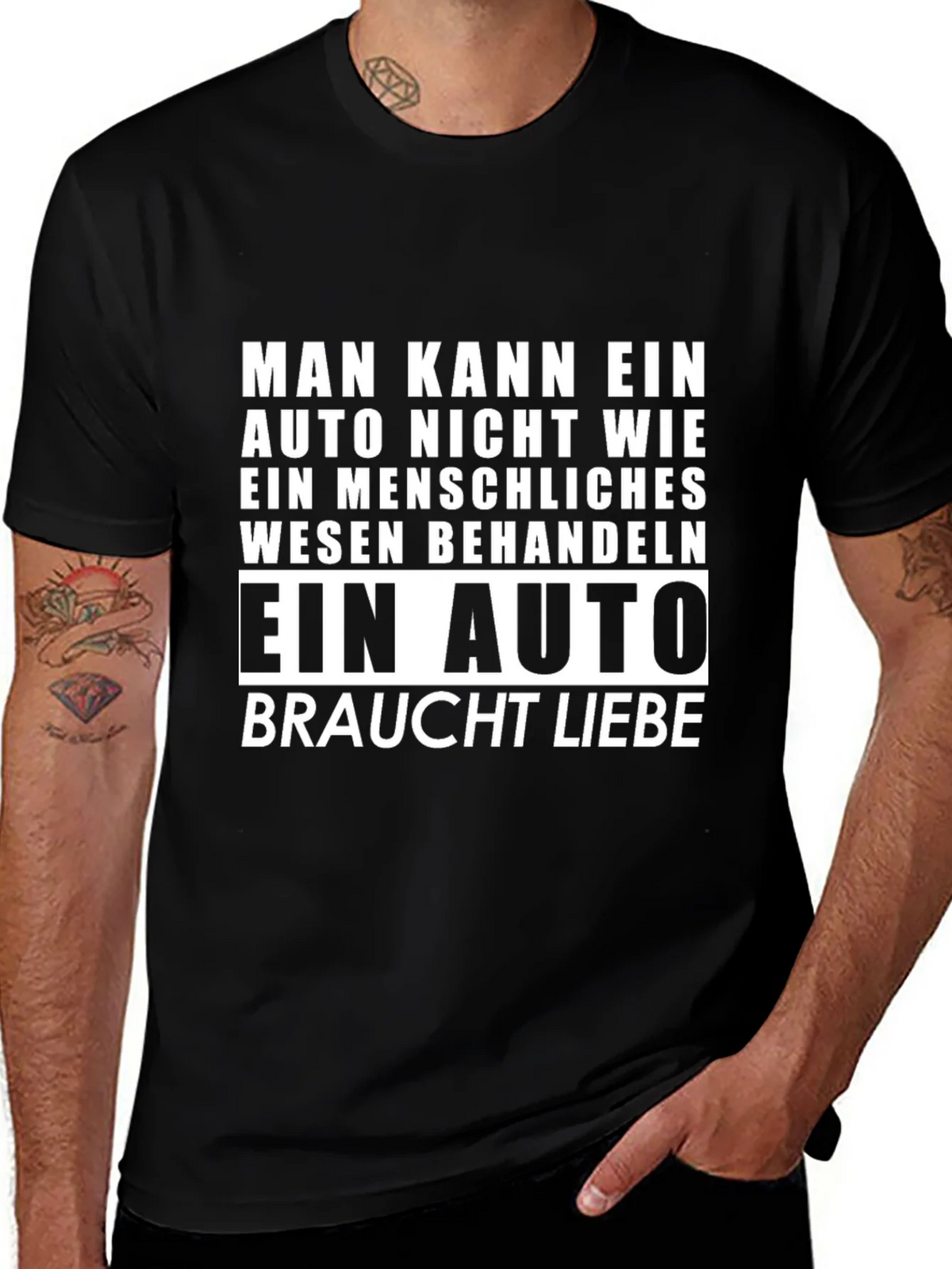 Car Lover T-Shirt: Auto Braucht Liebe
