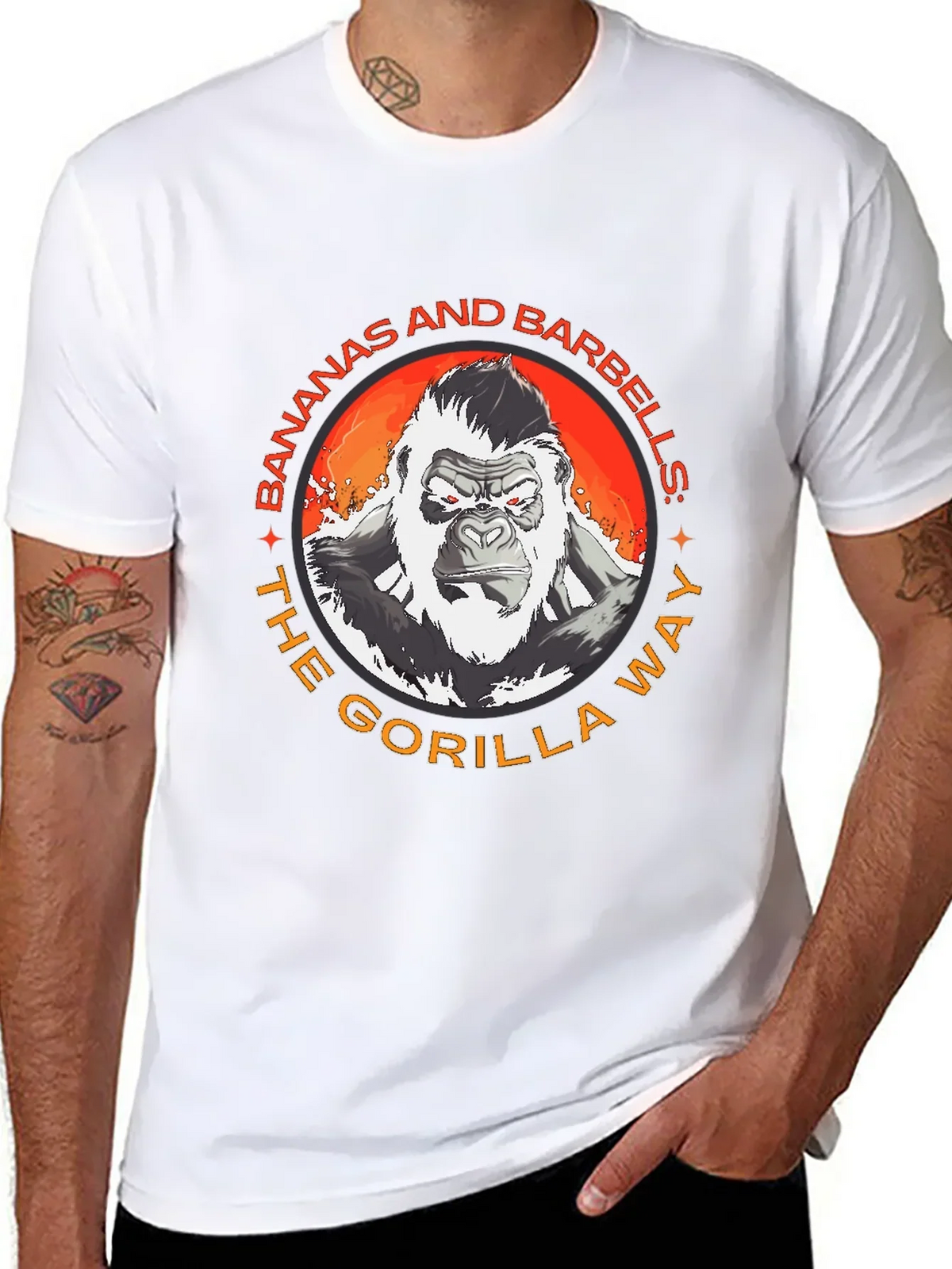 Bananas and Barbells Gorilla T-Shirt