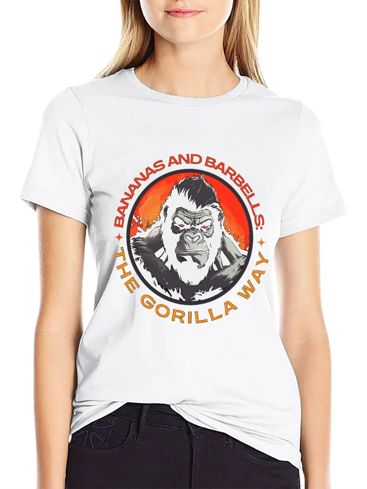 Bananas and Barbells Gorilla T-Shirt