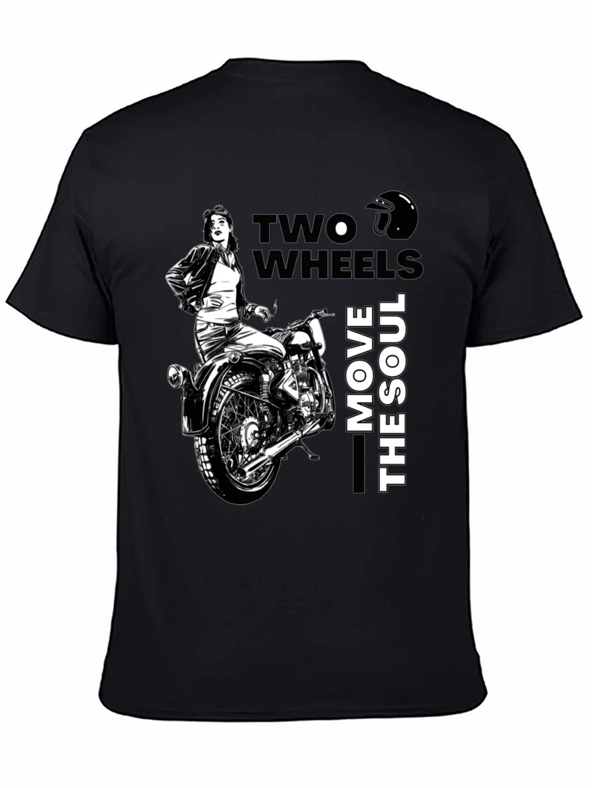 Two Wheels Move The Soul Biker T-Shirt