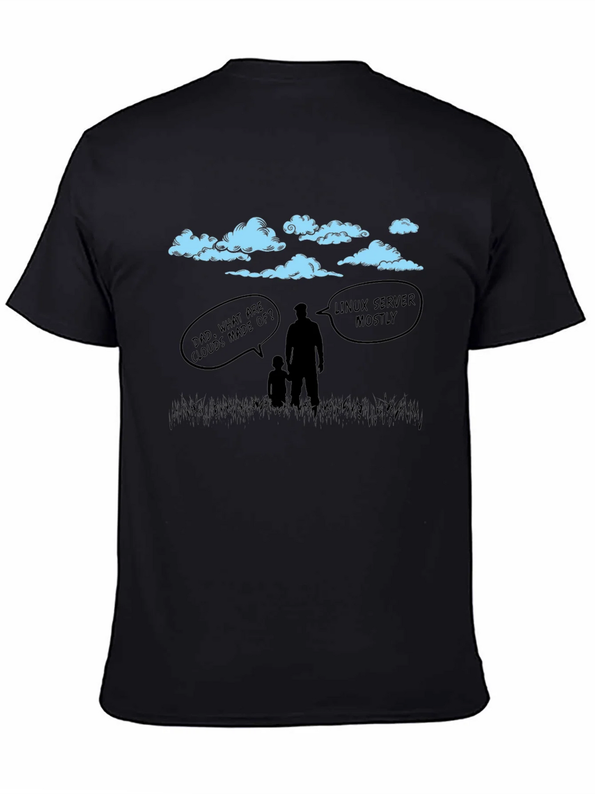 Linux Cloud Humor T-Shirt - Dad Joke Tee