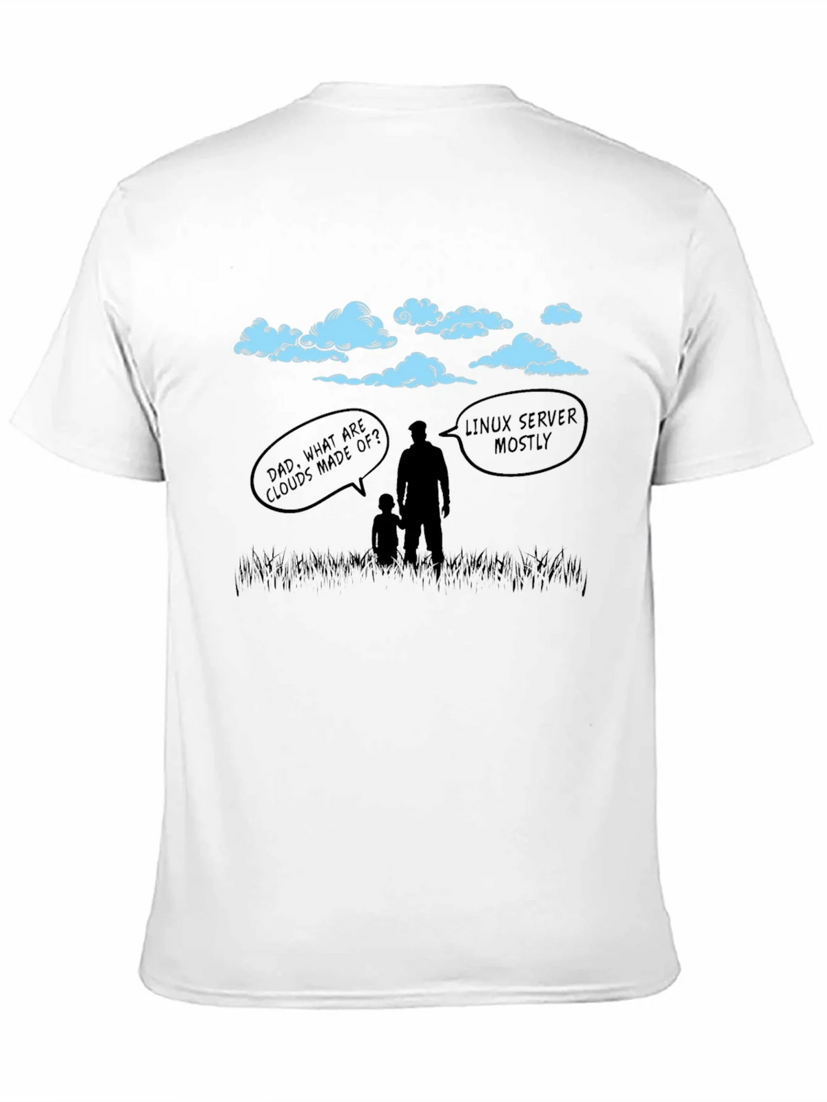 Linux Cloud Humor T-Shirt - Dad Joke Tee