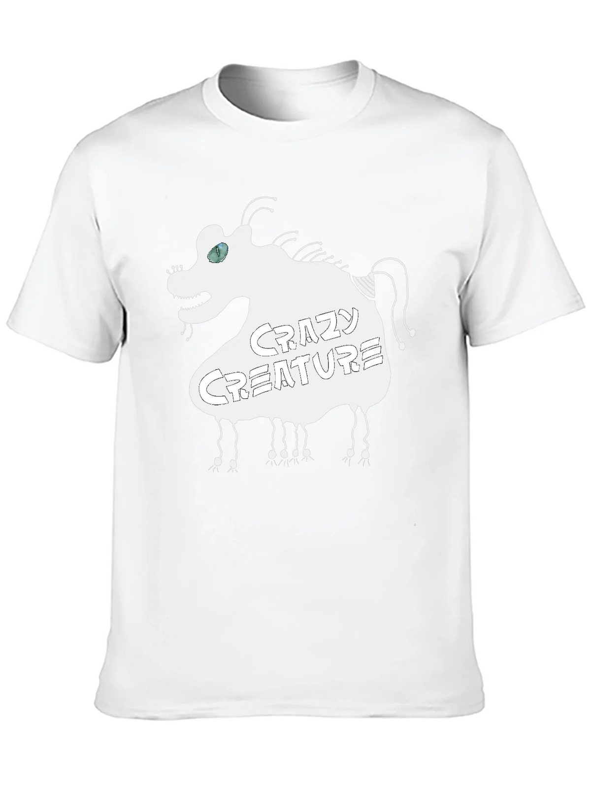 Crazy Creature Graphic T-Shirt - Unique Design