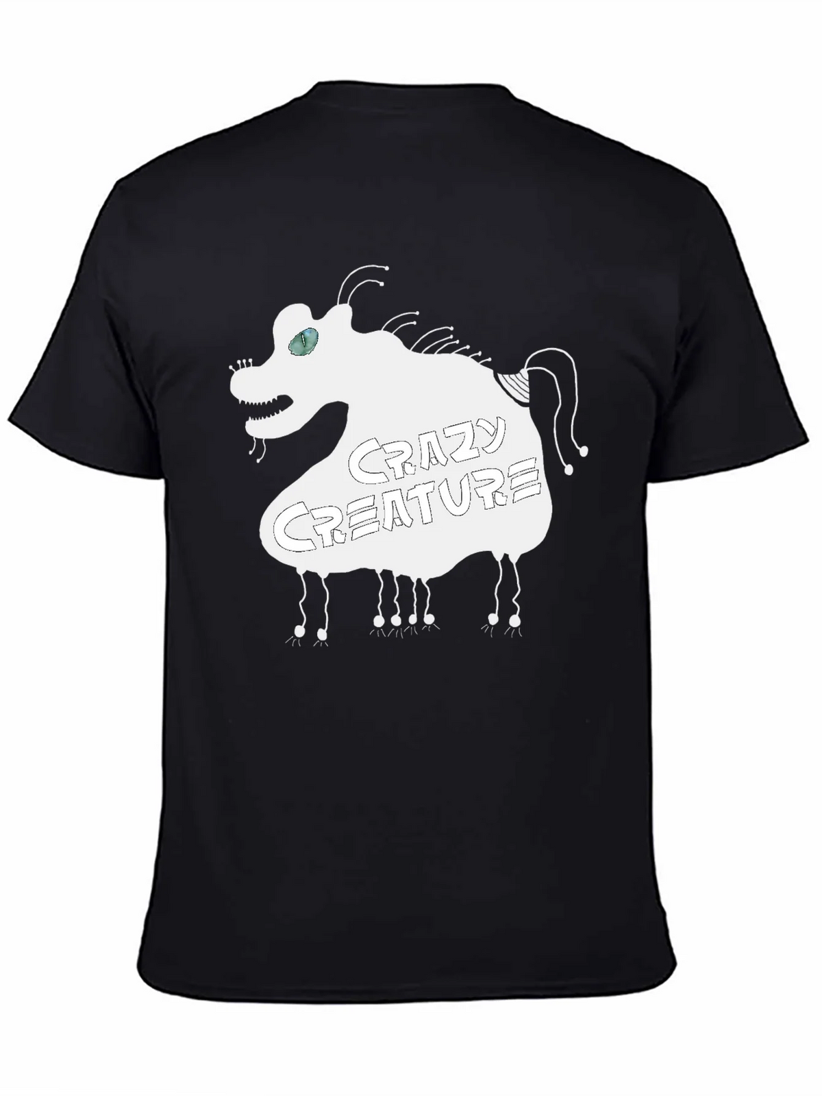 Crazy Creature Graphic T-Shirt - Unique Design