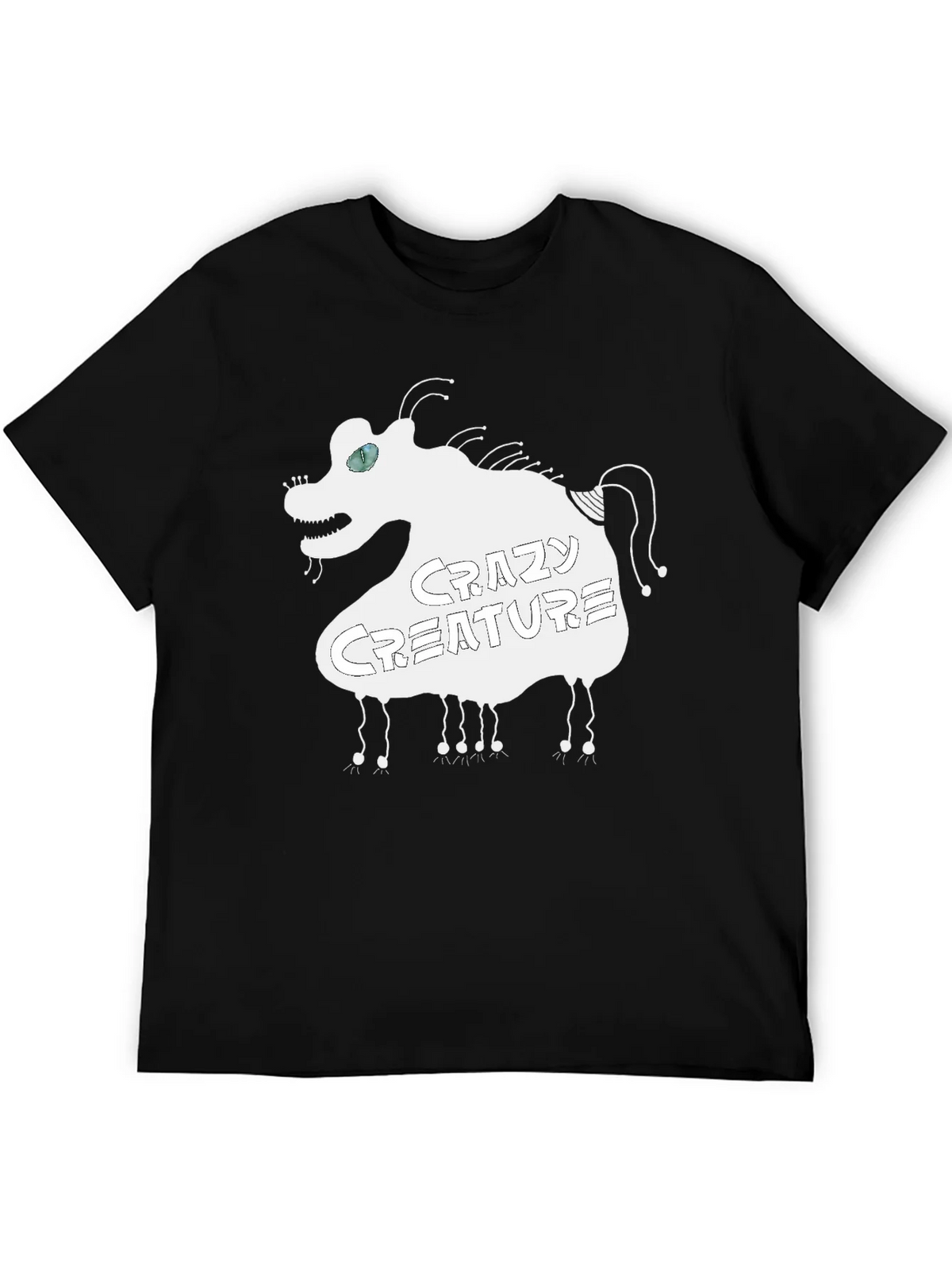 Crazy Creature Graphic T-Shirt - Unique Design