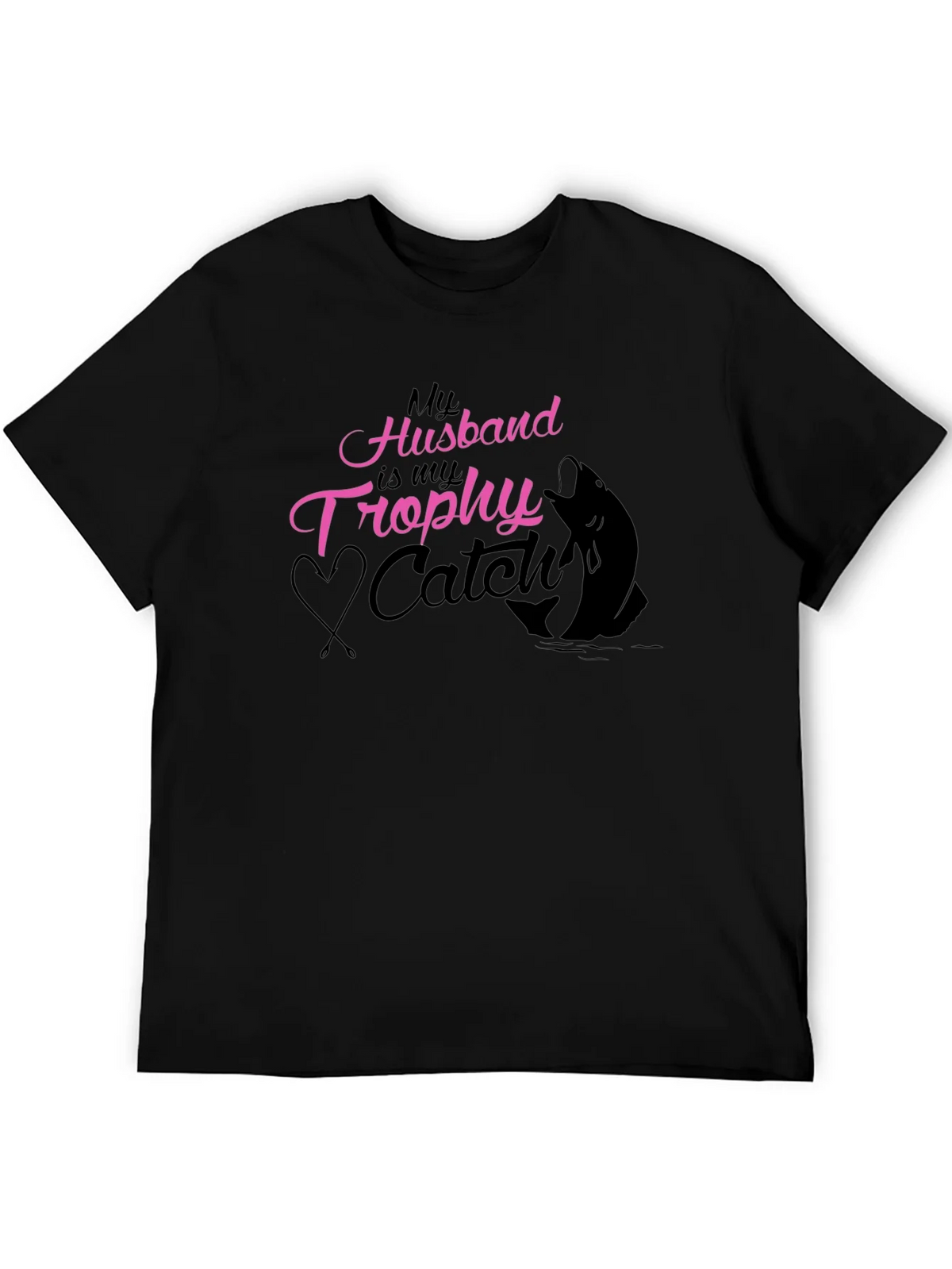 Husband Trophy Catch Fishing T-Shirt