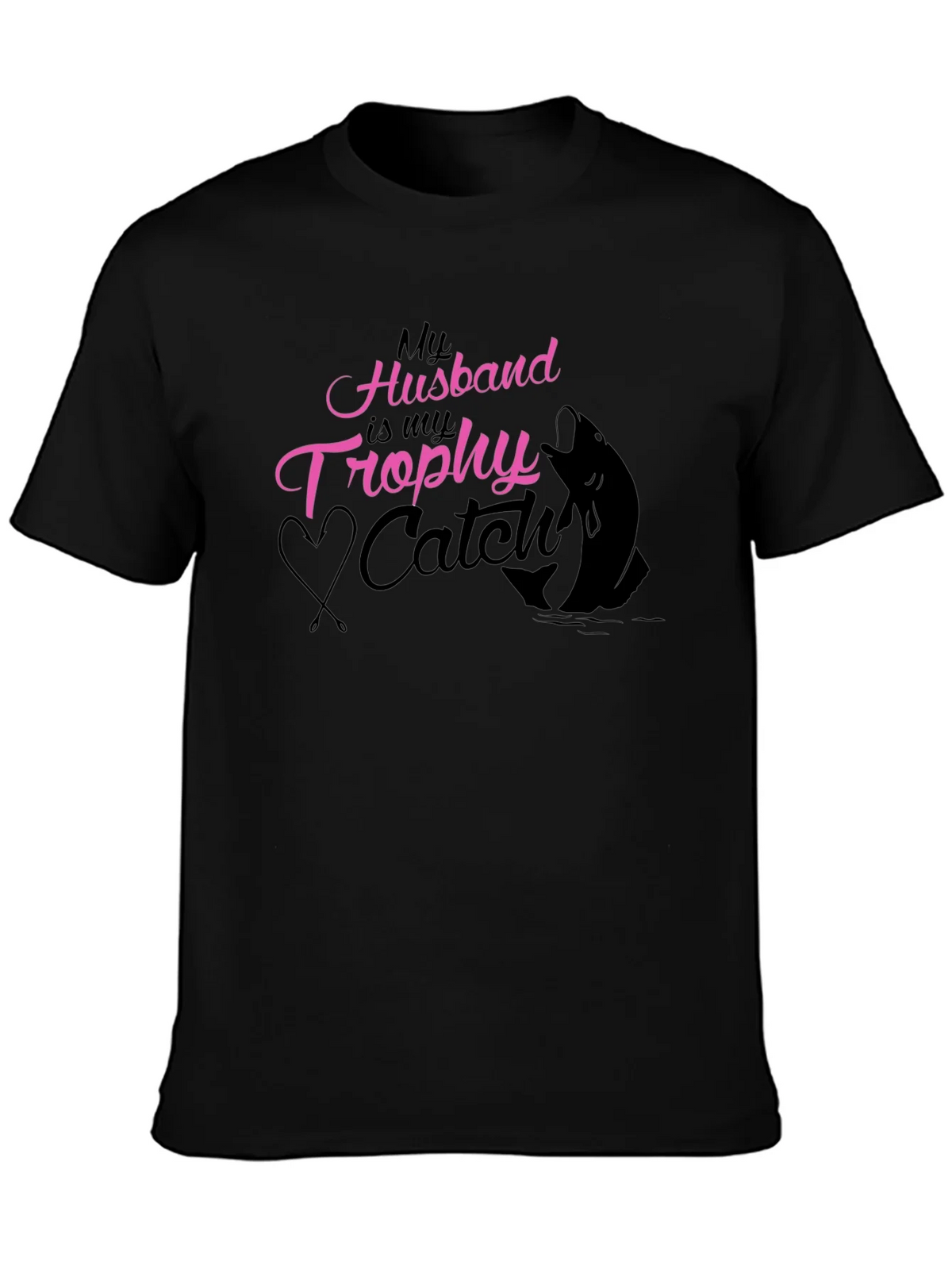 Husband Trophy Catch Fishing T-Shirt