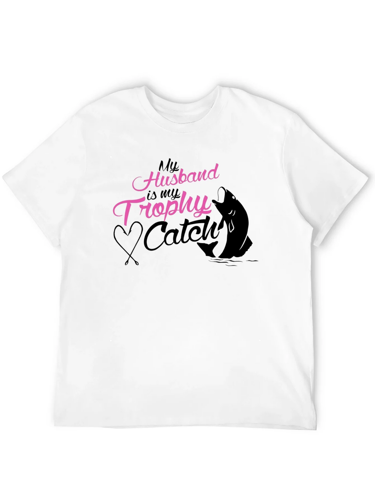 Husband Trophy Catch Fishing T-Shirt