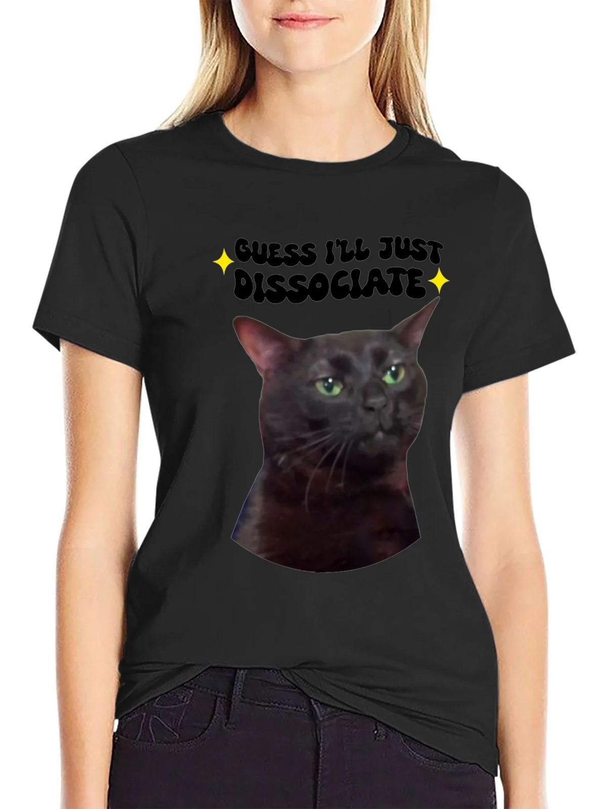 Dissociate Cat T-Shirt